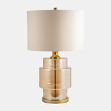 Glass, 30" Lustered Table Lamp, Gold from Sagebrook Home - Luna Furniture