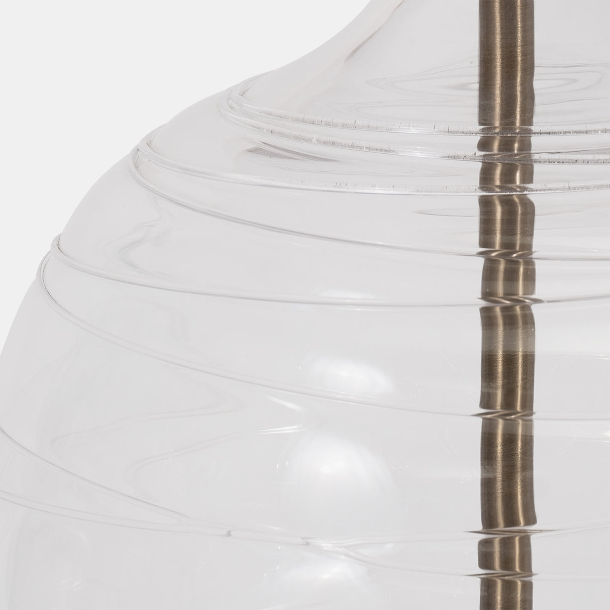 Glass 50" Bottle Table Lamp, Clear from Sagebrook Home - Luna Furniture