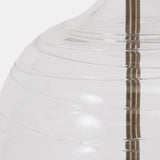 Glass 50" Bottle Table Lamp, Clear from Sagebrook Home - Luna Furniture