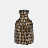 Glass, 7"h Mosaic Vase, Copper from Sagebrook Home - Luna Furniture