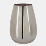 Glass 8"h Metallic Vase, Silver from Sagebrook Home - Luna Furniture