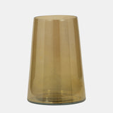 Glass, 8" Luster Vase, Gold from Sagebrook Home - Luna Furniture