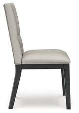 Glinari Dining Table and 4 Chairs in Taupe/Black from Ashley - Luna Furniture