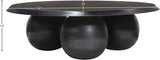 Globus Coffee Table in Black from Meridian - Luna Furniture