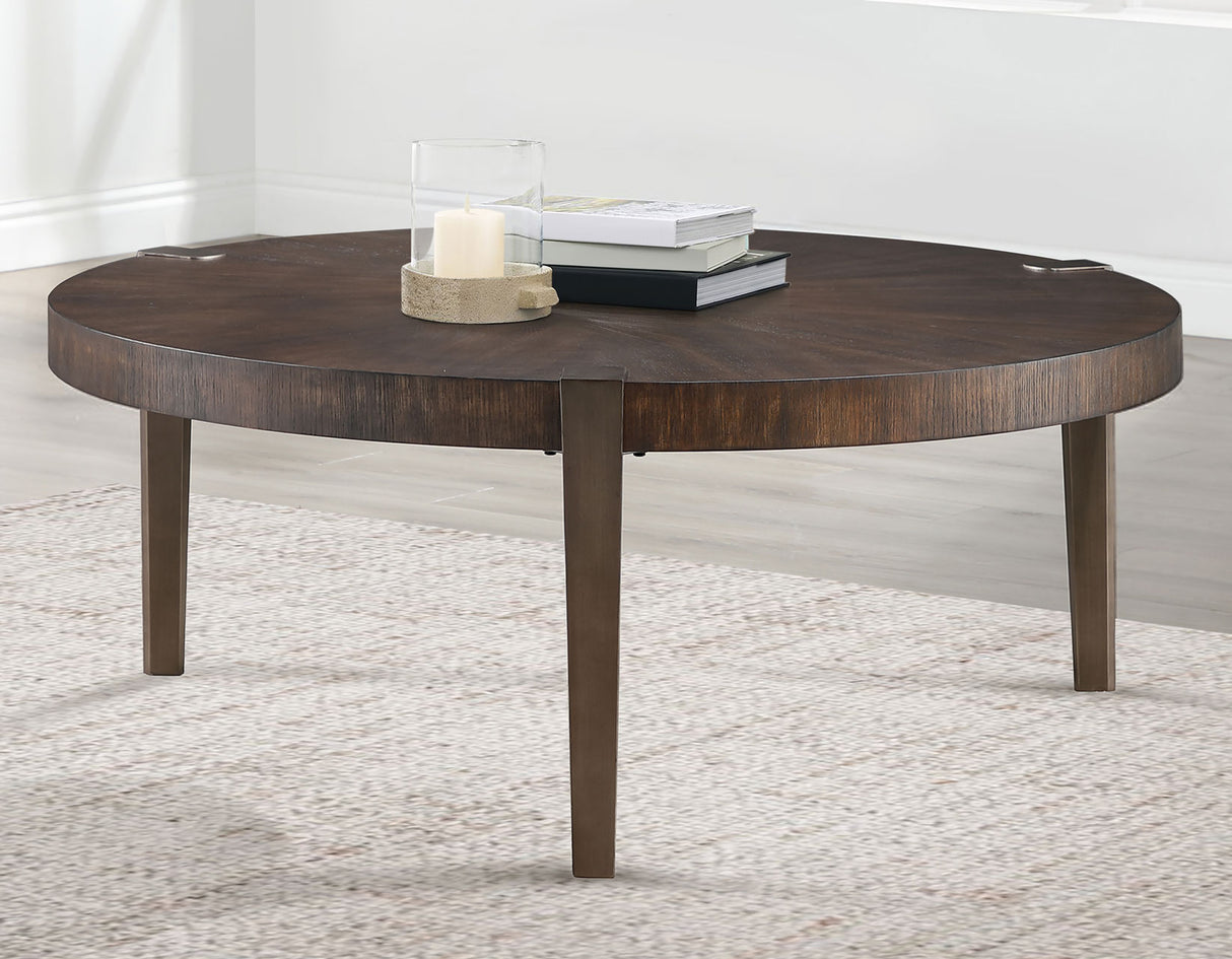 Gracie 3-Piece Table Set, Brown from Steve Silver - Luna Furniture