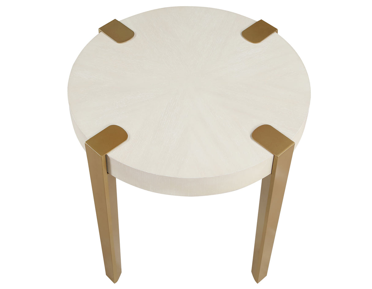 Gracie 3-Piece Table Set, White - SET | GRA100WC | GRA100WE(2)