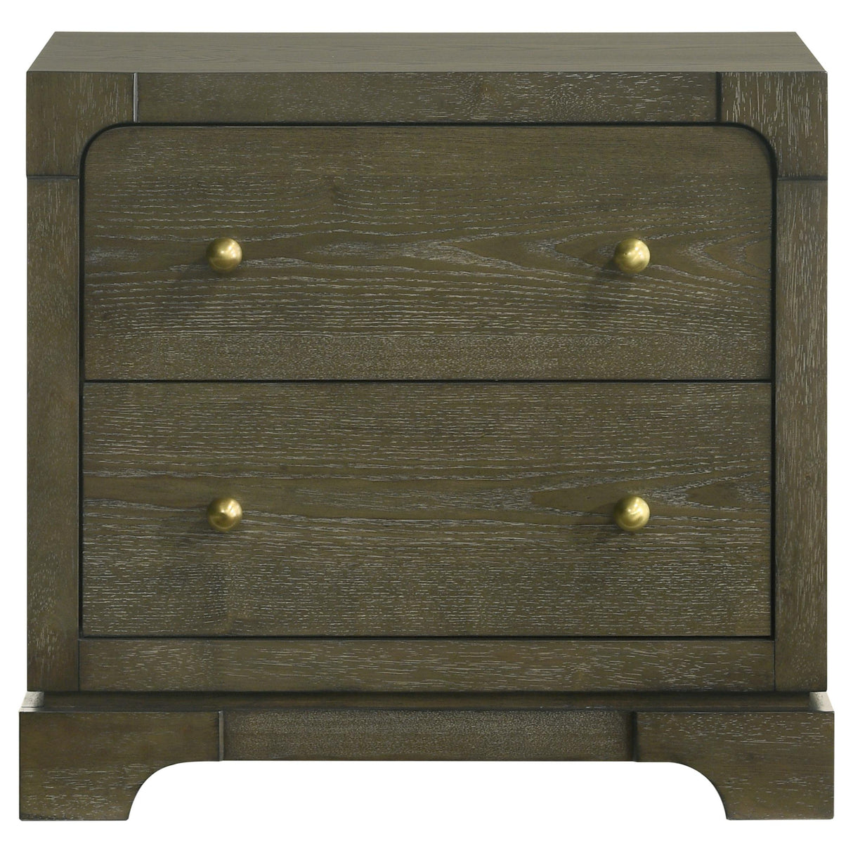 Gran Park 2-drawer Nightstand Bedside Table Dark Cocoa from Coaster - Luna Furniture