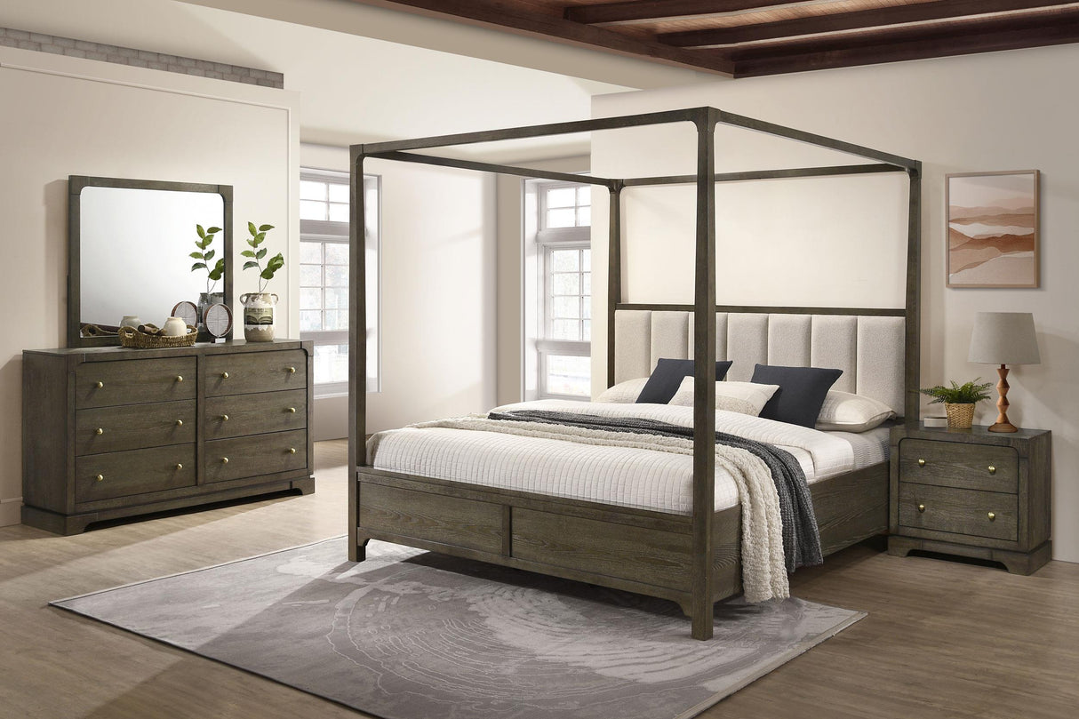 Gran Park Dark Cocoa 4-Piece California King Bedroom Set from Coaster - Luna Furniture