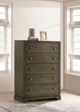 Gran Park 5-drawer Bedroom Chest of Drawers Dark Cocoa from Coaster - Luna Furniture