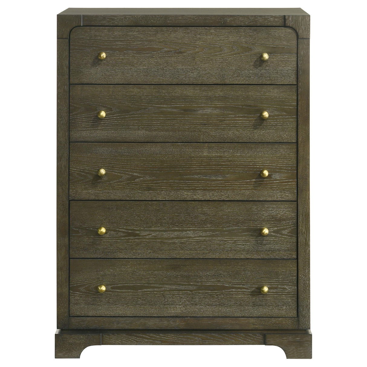 Gran Park 5-drawer Bedroom Chest of Drawers Dark Cocoa from Coaster - Luna Furniture