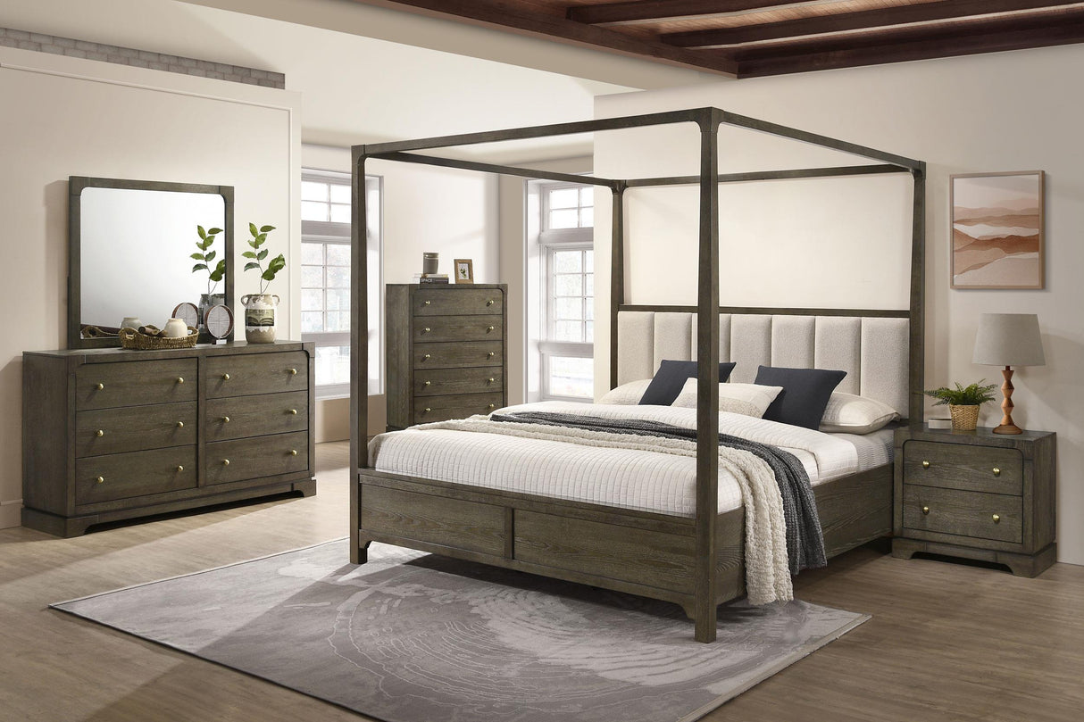 Gran Park Dark Cocoa 5-Piece California King Bedroom Set from Coaster - Luna Furniture