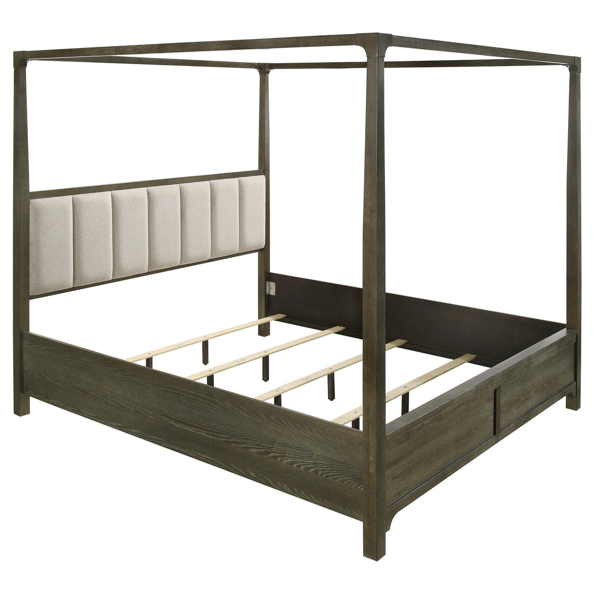 Gran Park California King Four Poster Canopy Bed Dark Cocoa from Coaster - Luna Furniture