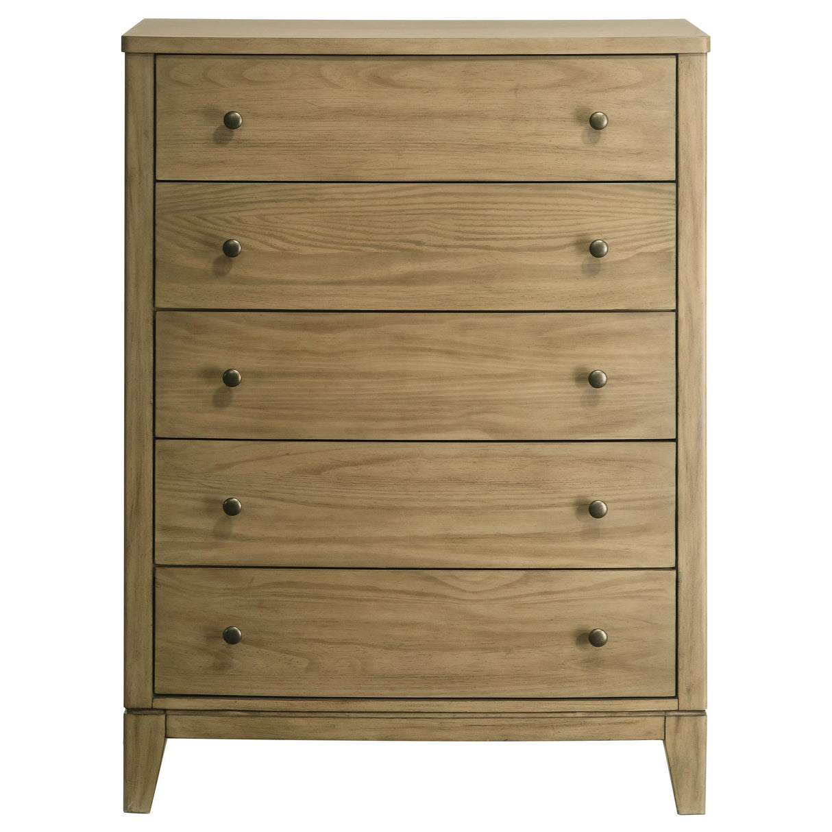 Granada 5-drawer Bedroom Chest of Drawers Natural Pine from Coaster - Luna Furniture