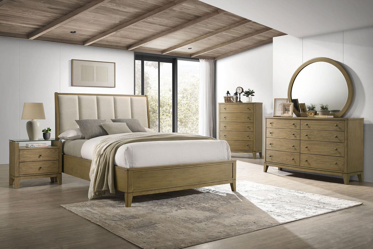 Granada Natural Pine 5-Piece California King Bedroom Set from Coaster - Luna Furniture