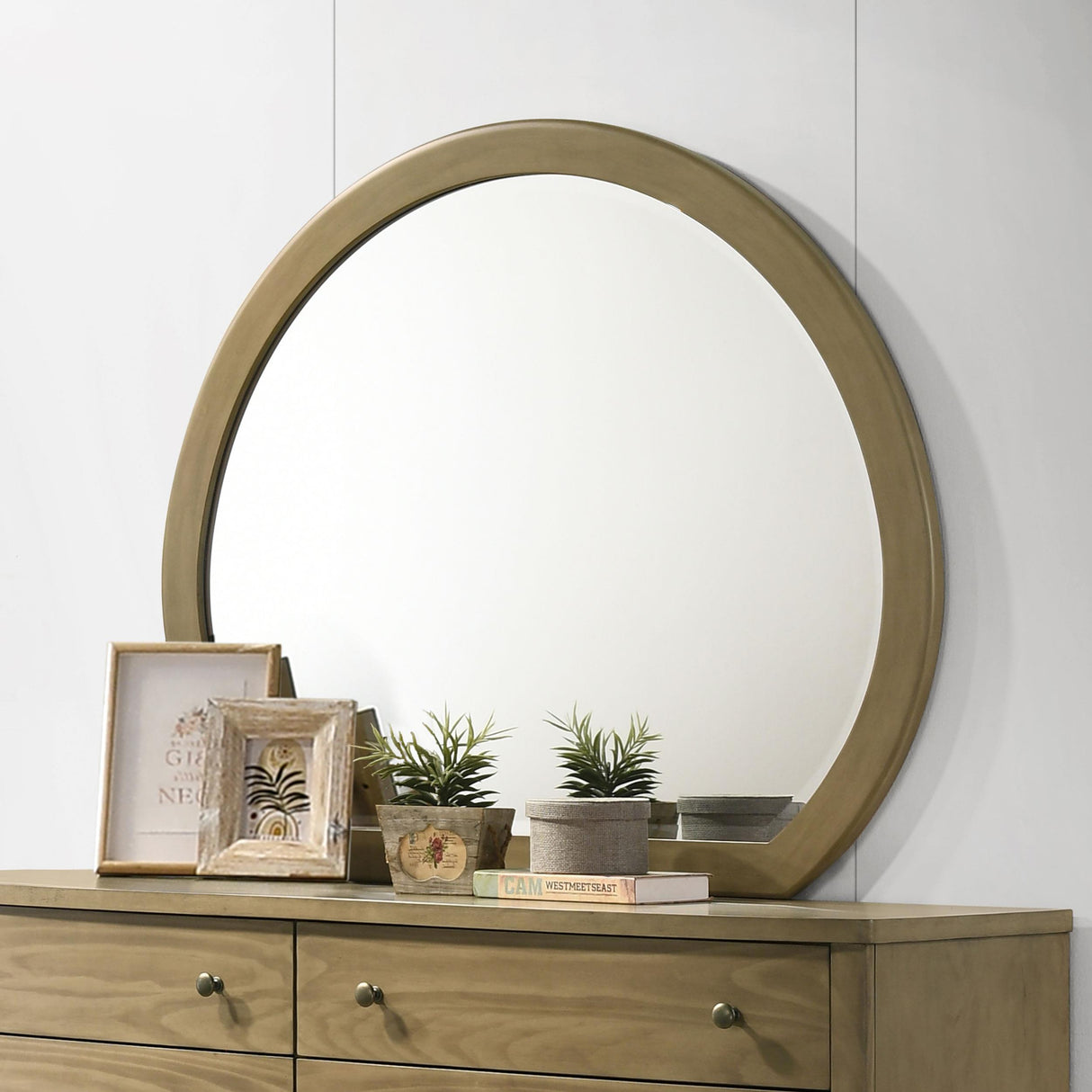 Granada Dresser Mirror Natural Pine from Coaster - Luna Furniture