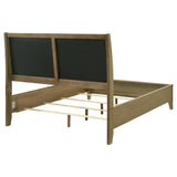 Granada Upholstered California King Panel Bed Natural Pine from Coaster - Luna Furniture