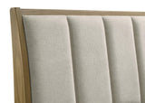 Granada Upholstered California King Panel Bed Natural Pine from Coaster - Luna Furniture