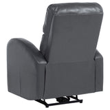 Grant Upholstered Power Recliner Chair Grey from Coaster - Luna Furniture