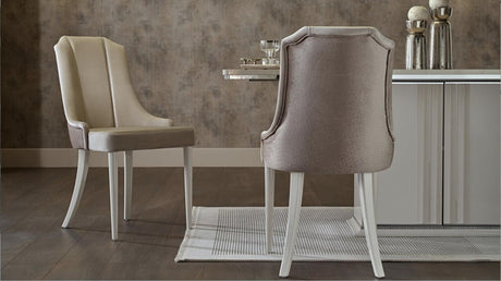 Gravita 6315 Dining Chair 2Pcs (Deren Beige) - 20-GRA-DINING CHAIR-2PCS-BEIGE