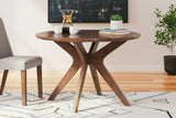 Gray/Brown Lyncott Dining Table and 4 Chairs - PKG015474