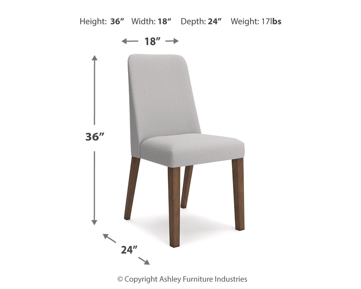 Gray/Brown Lyncott Dining Table and 4 Chairs - PKG015474