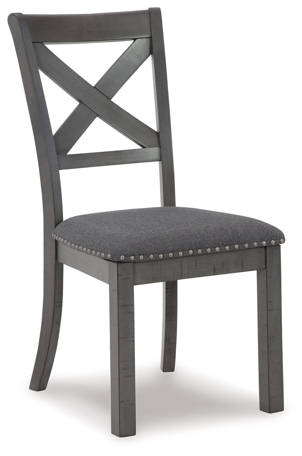 Gray Myshanna Dining Table and 4 Chairs - PKG013982