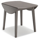 Gray Shullden Dining Table and 2 Chairs - PKG015400