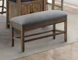 Grayson 24″ Counter Storage Bench w/Nailhead Trim from Steve Silver - Luna Furniture