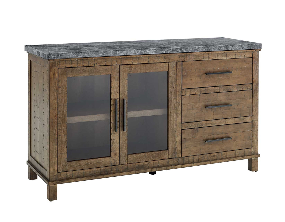 Grayson Gray Marble Top Server from Steve Silver - Luna Furniture