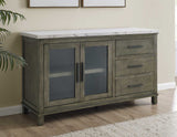 Grayson Server, White Marble Top - GS640SVW