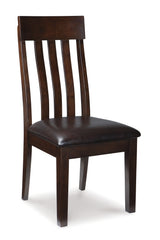 Haddigan 2-Piece Dining Room Chair in Dark Brown - PKG000159