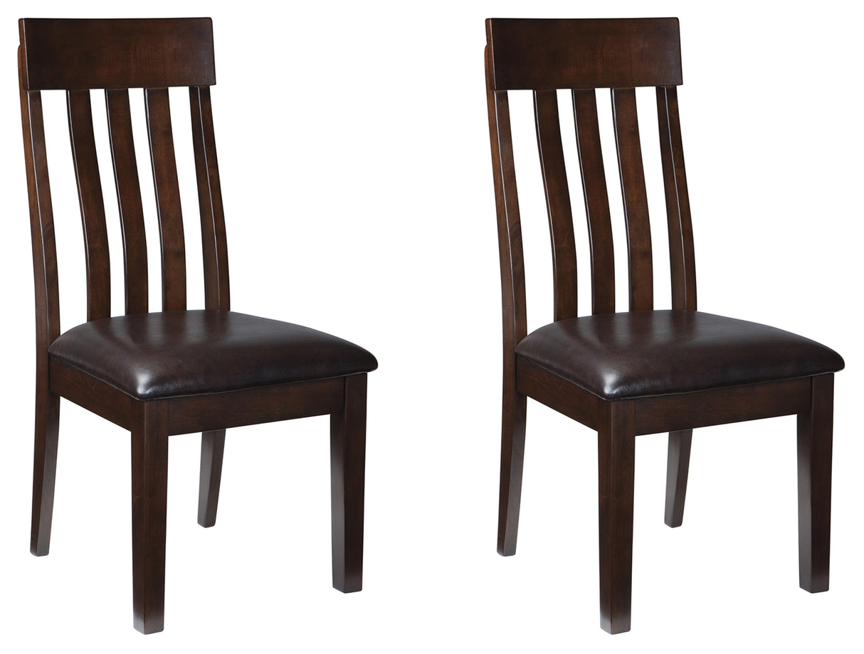 Haddigan 2-Piece Dining Room Chair in Dark Brown - PKG000159