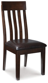 Haddigan Dining Table and 8 Chairs in Dark Brown - PKG002076