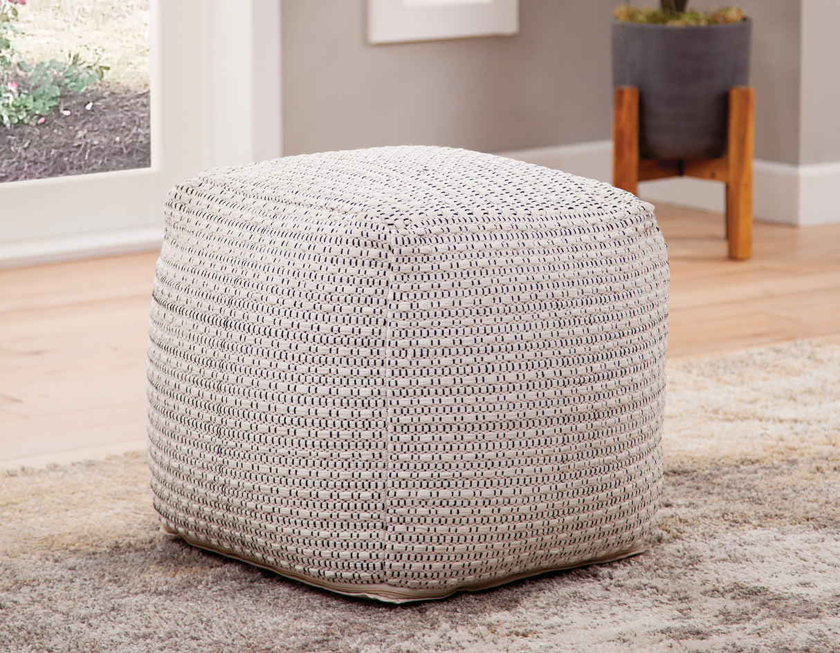 Hakim Handwoven Pouf from Steve Silver - Luna Furniture