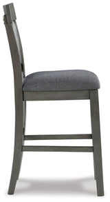 Hallanden 2-Piece Bar Stool in Two-tone Gray - PKG010483