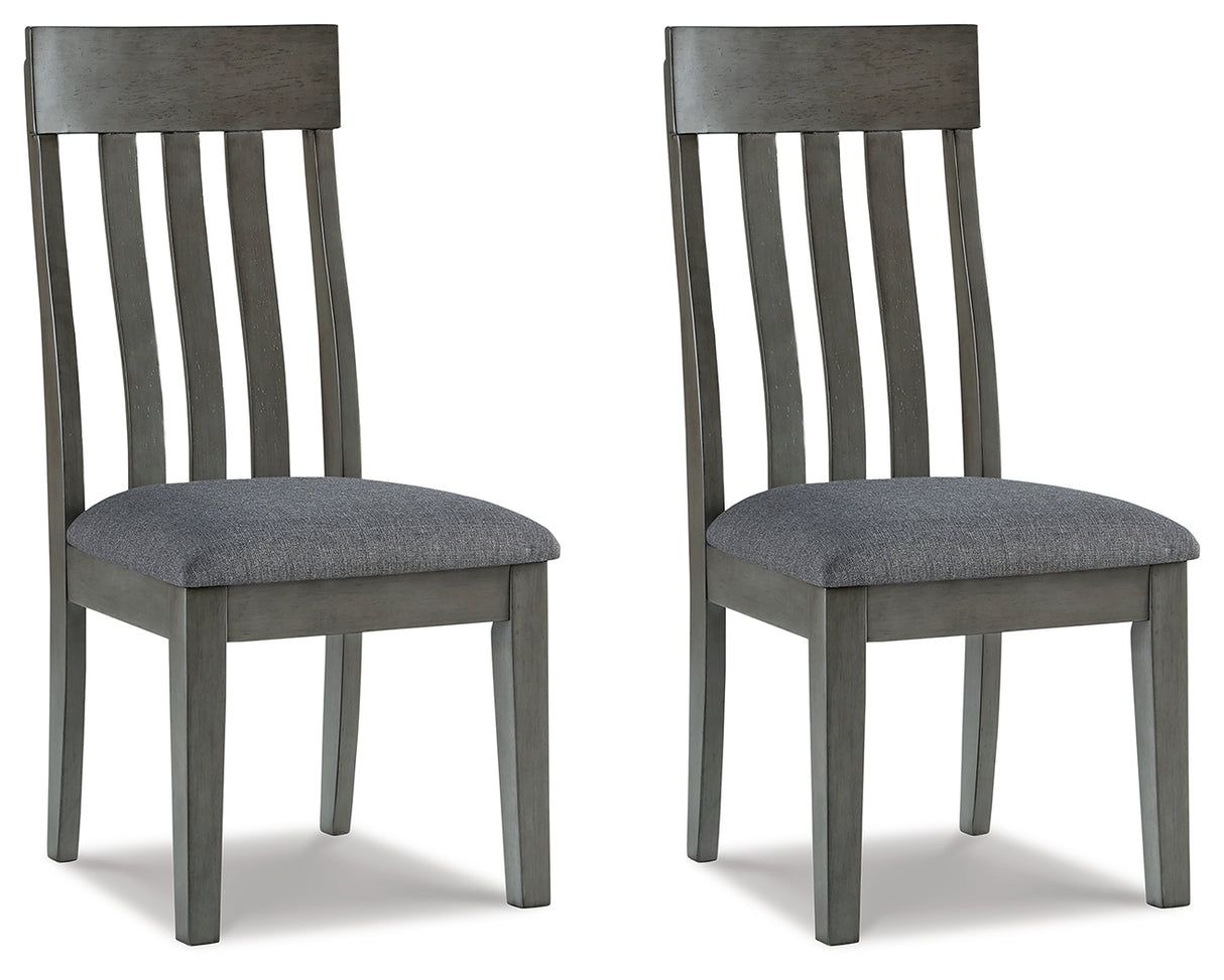 Hallanden 2-Piece Dining Room Chair in Two-tone Gray - PKG010482