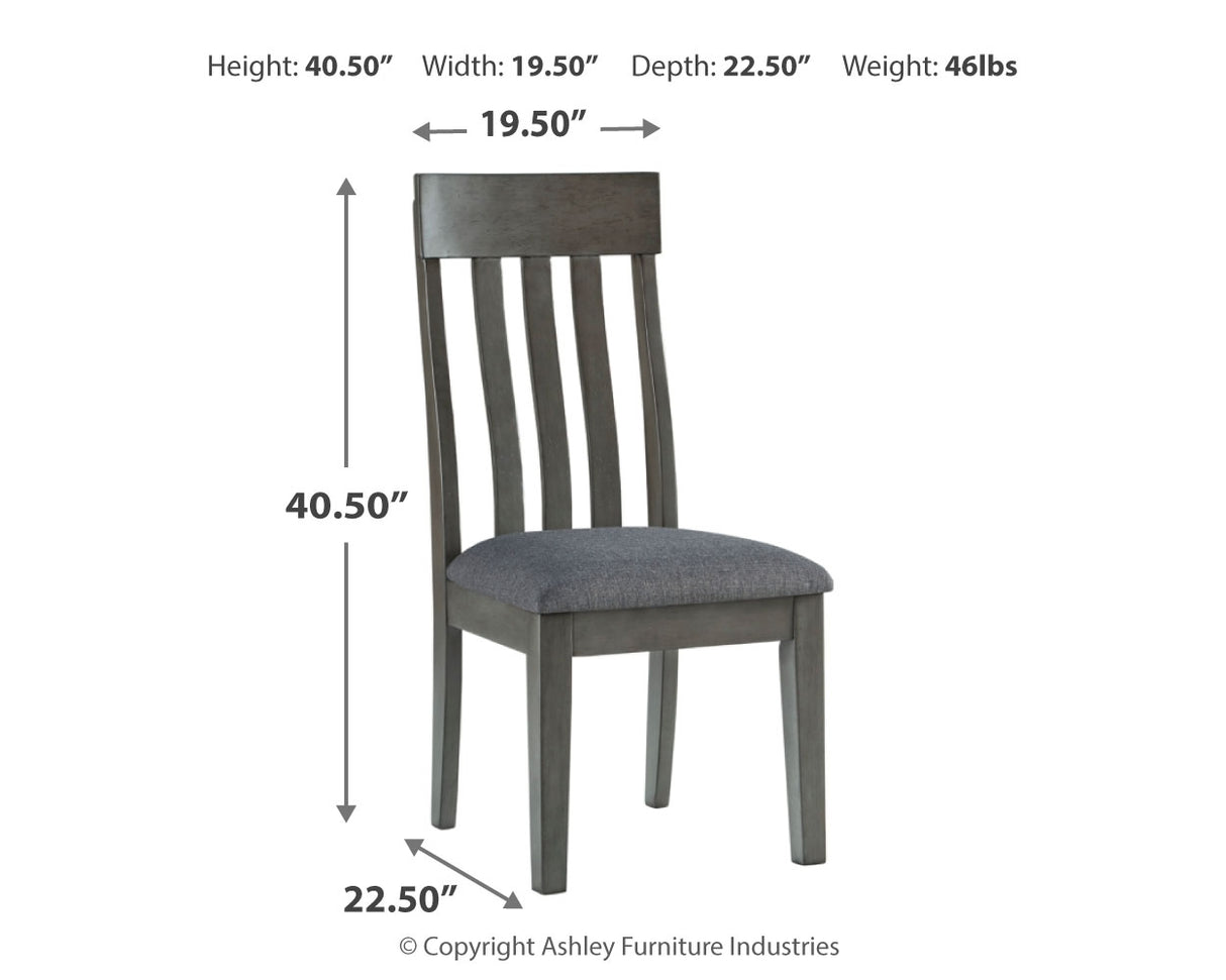 Hallanden 2-Piece Dining Room Chair in Two-tone Gray - PKG010482