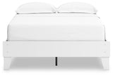 Hallityn Full Platform Bed with 2 Nightstands in White from Ashley - Luna Furniture