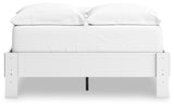 Hallityn Full Platform Bed with Dresser and Nightstand in White from Ashley - Luna Furniture