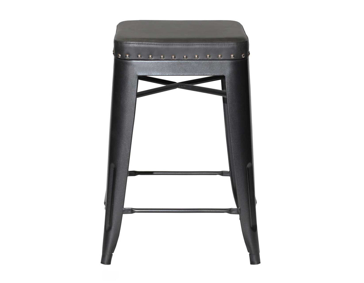 Hank 24″ Backless Counter Stool from Steve Silver - Luna Furniture