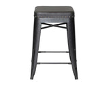 Hank 24″ Backless Counter Stool from Steve Silver - Luna Furniture