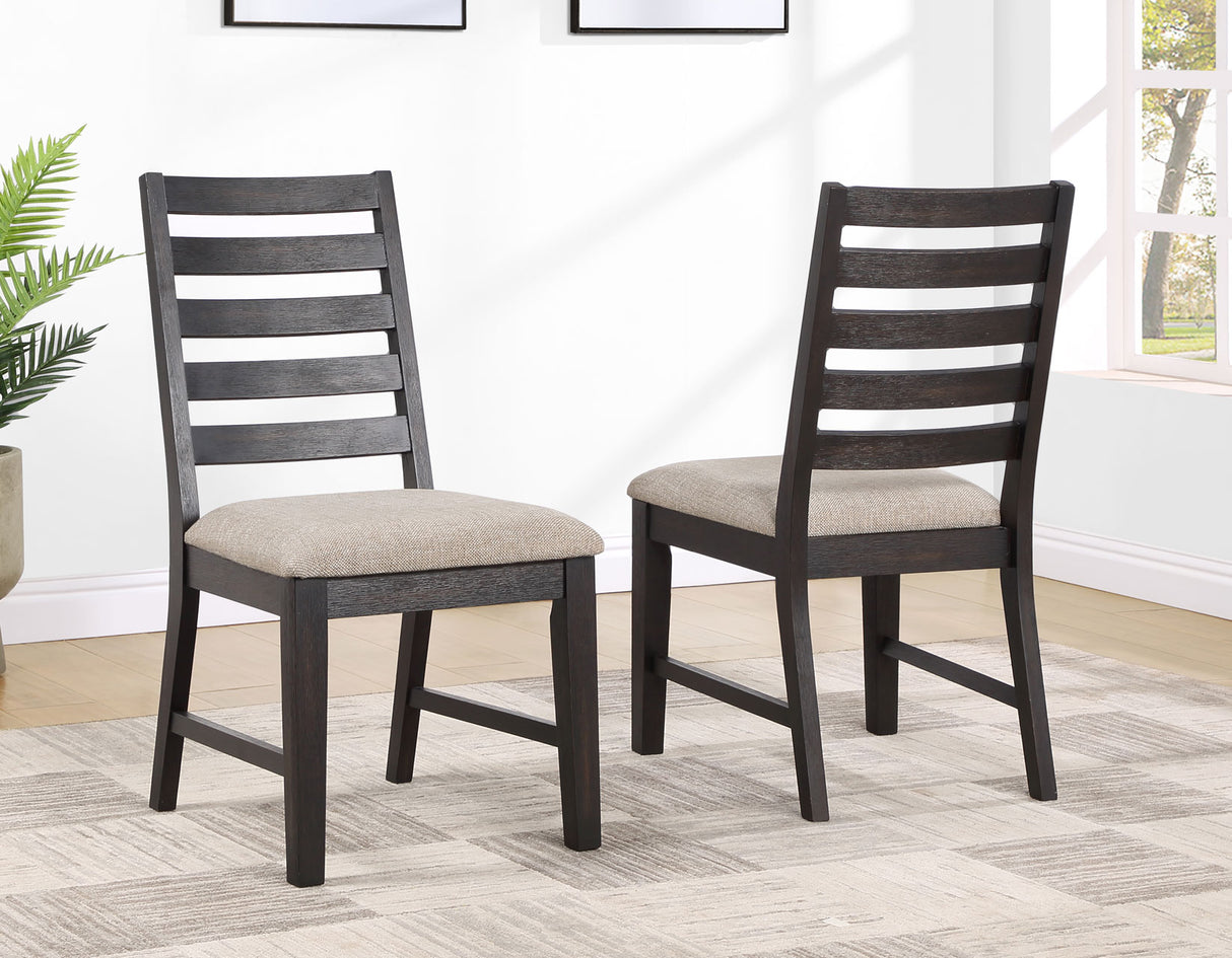 Harington 6-Piece Dining Set(Table,Bench & 4 Side Chairs) - SET | HO500T | HO600BN | HO500S(4)