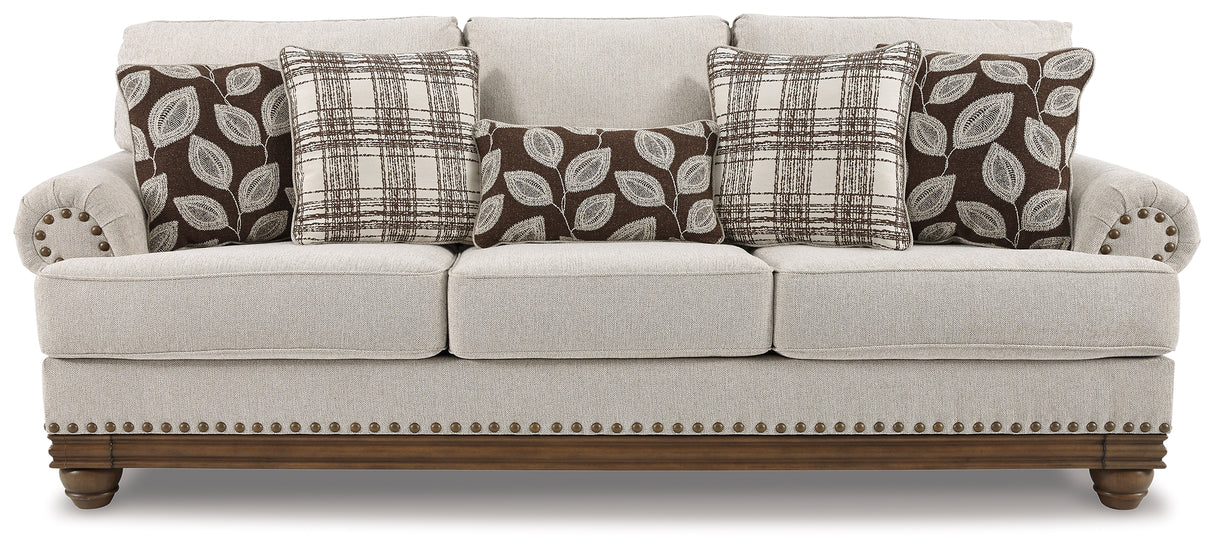 Harleson Sofa, Loveseat, Chair and Ottoman in Wheat - PKG000885