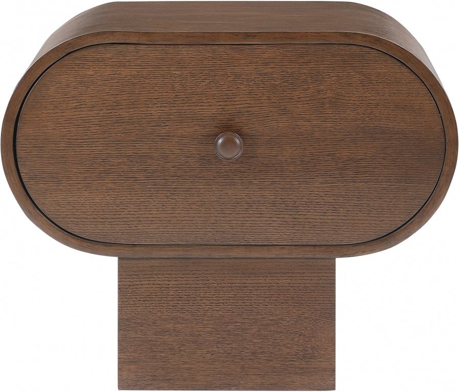 Harlow Nightstand in Brown from Meridian - Luna Furniture