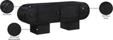 Harlow Sideboard / Buffet Black from Meridian - Luna Furniture