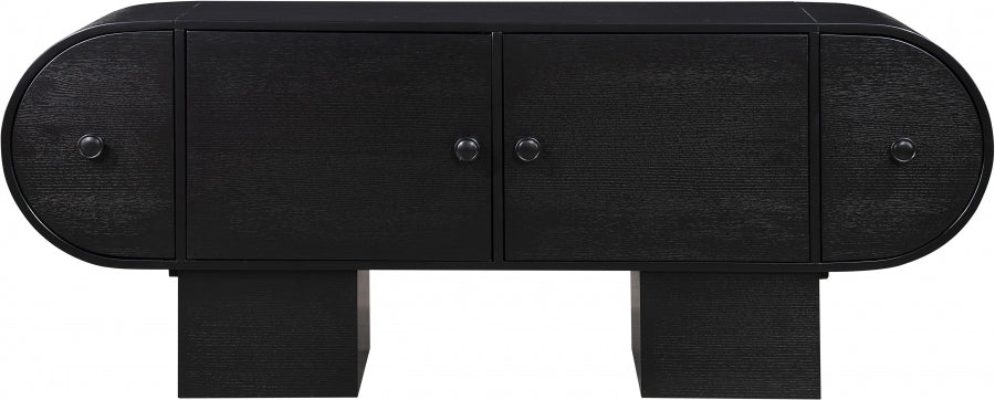 Harlow Sideboard / Buffet Black from Meridian - Luna Furniture