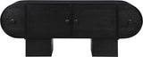 Harlow Sideboard / Buffet Black from Meridian - Luna Furniture