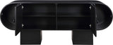 Harlow Sideboard / Buffet Black from Meridian - Luna Furniture