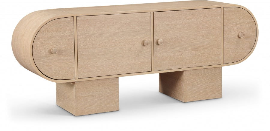 Harlow Sideboard / Buffet Natural from Meridian - Luna Furniture