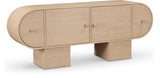 Harlow Sideboard / Buffet Natural from Meridian - Luna Furniture